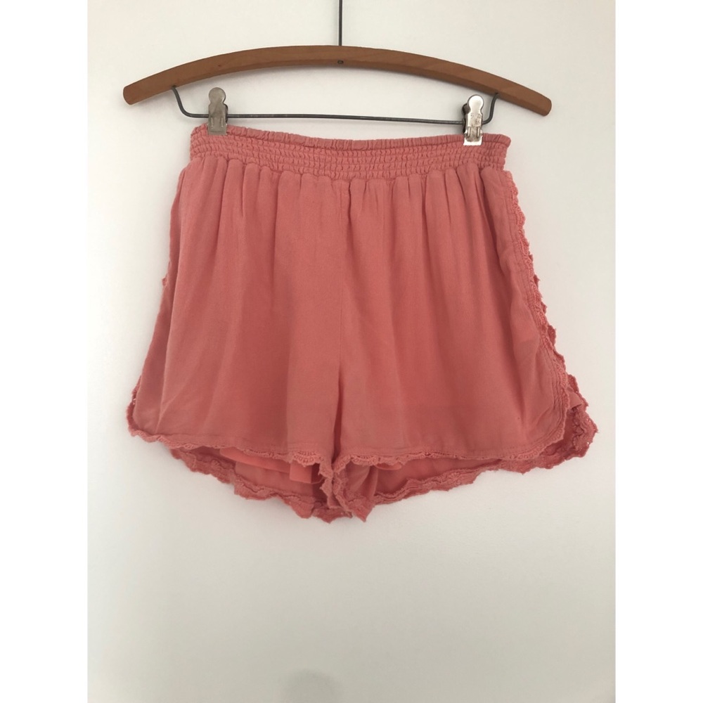 Coral Francesca’s cloth shorts - S